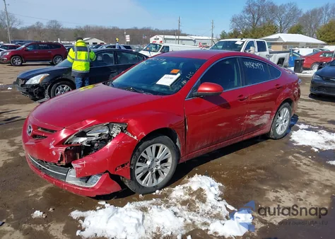 2010 Mazda Mazda6 I Touring z USA, uszkodzony, nr VIN 1YVHZ8CH8A5M55055